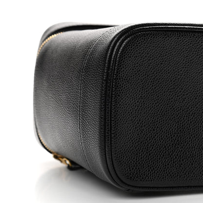 Chanel Caviar Vanity Cosmetic Case Black 5 of 10