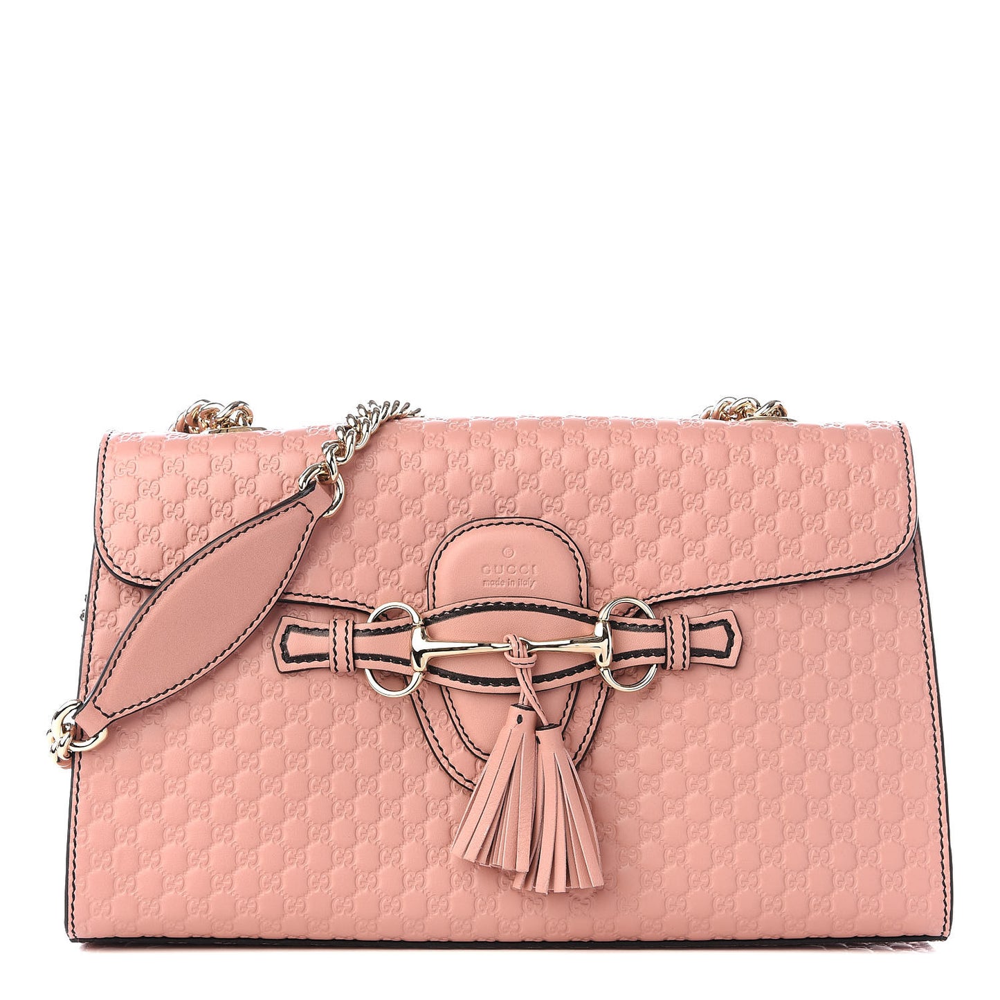 Microguccissima Medium Emily Chain Shoulder Bag Soft Pink