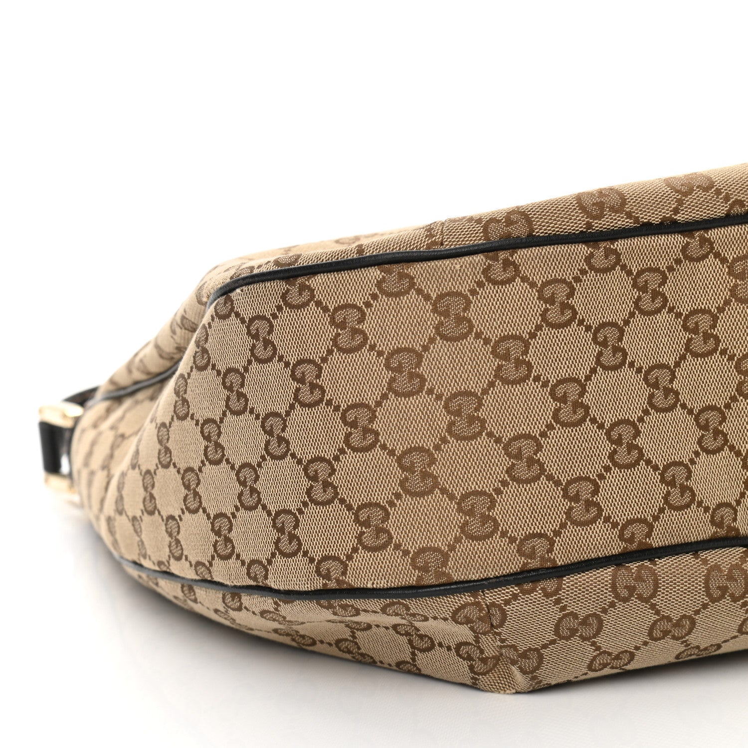 Gucci Monogram Large New Ladies Web Hobo Dark Brown 9 of 12