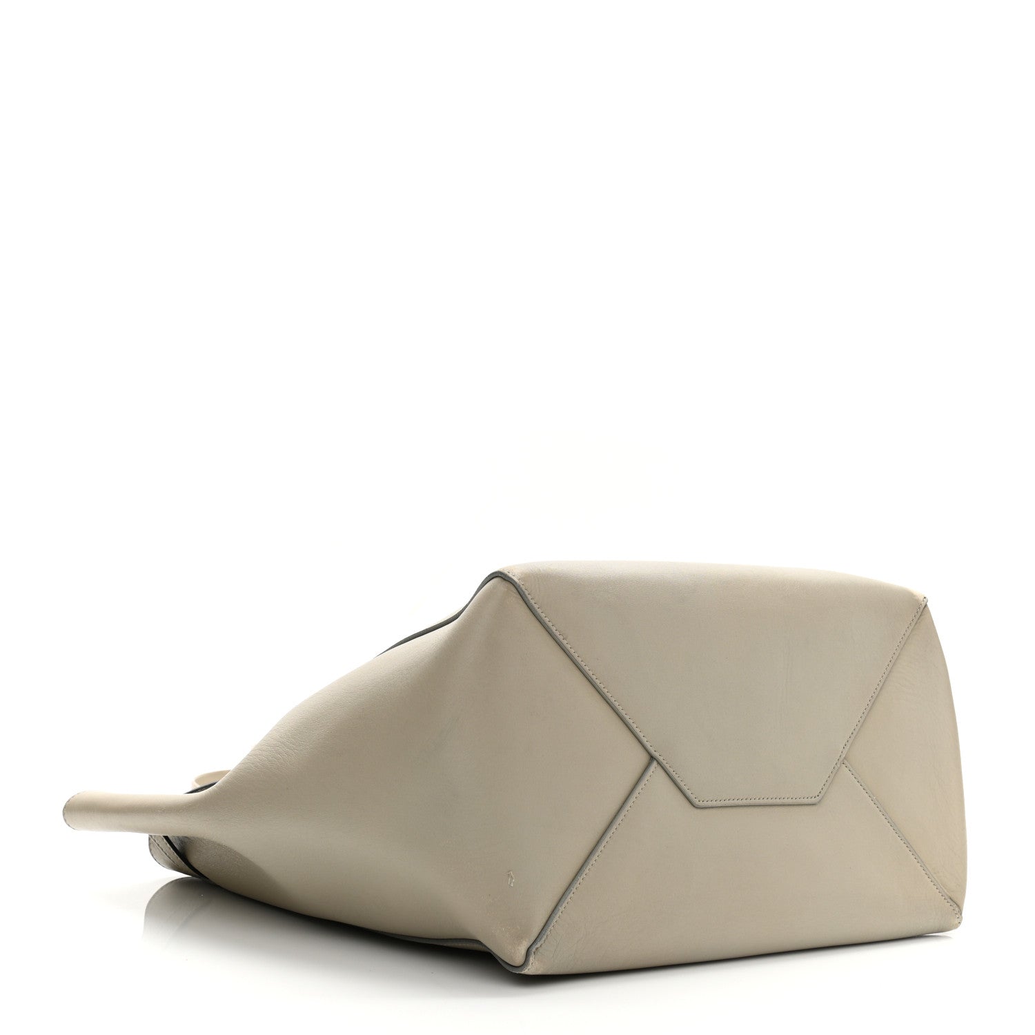 Celine Smooth Calfskin Small Belt Cabas Phantom Taupe 4 of 12