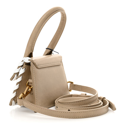 Jacquemus Calfskin Le Chiquito Whipstitch Beige 3 of 13