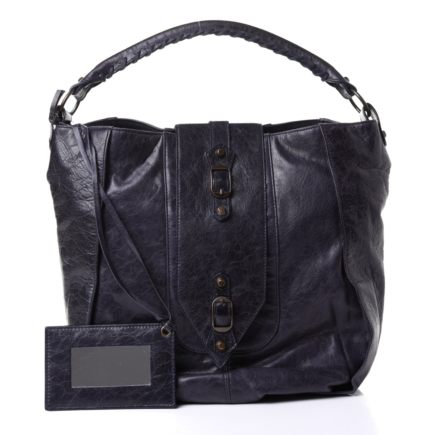 Balenciaga Chevre Shrug Hobo Ink 1 of 9