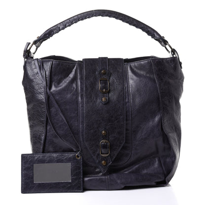 Balenciaga Chevre Shrug Hobo Ink 1 of 9