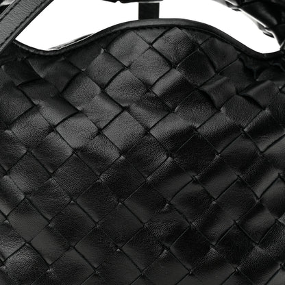Bottega Veneta Calfskin Intrecciato Mini Hop Black 7 of 9