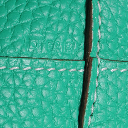Hermes Taurillon Clemence Double Sens 45 Reversible Tote Menthe and Bleu Thalassa 9 of 9