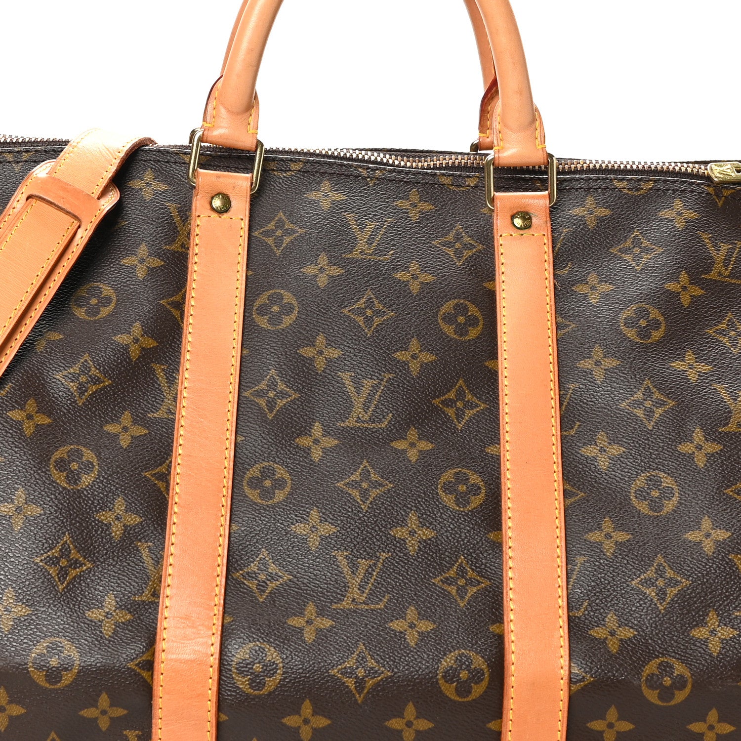 Louis Vuitton Monogram Keepall Bandouliere 55 7 of 11