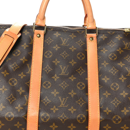 Louis Vuitton Monogram Keepall Bandouliere 55 7 of 11