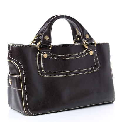 Celine Buffalo Boogie Satchel Brown 3 of 9
