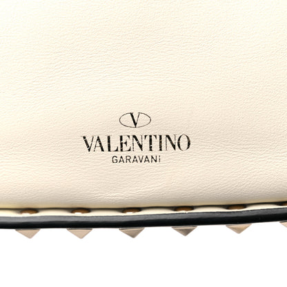 Valentino Garavani Calfskin Rockstud Bucket Bag Ivory 9 of 9