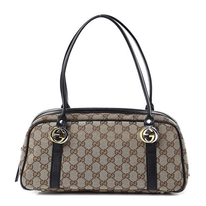 Gucci Monogram GG Twins Boston Black 1 of 9