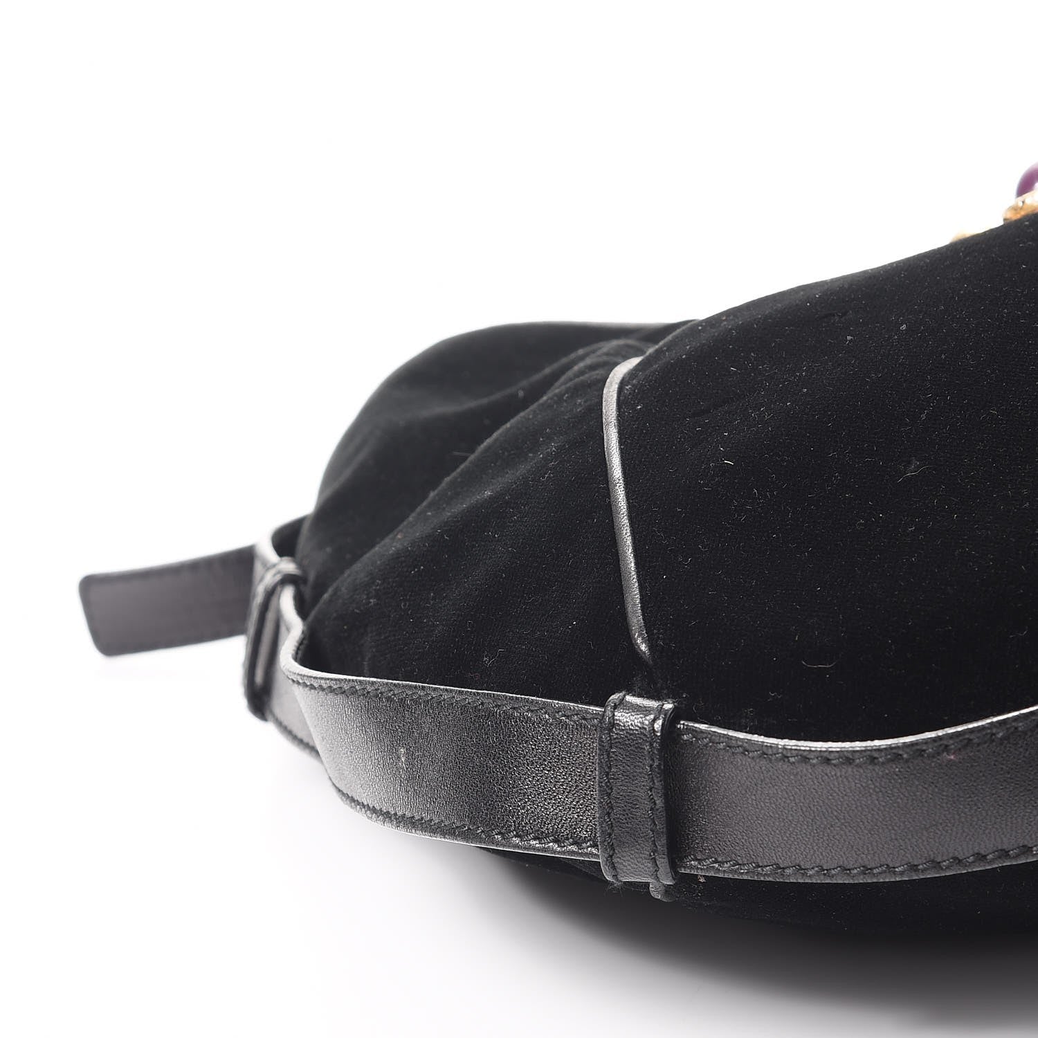 Saint Laurent Velvet Beaded Mombasa Black 15 of 17