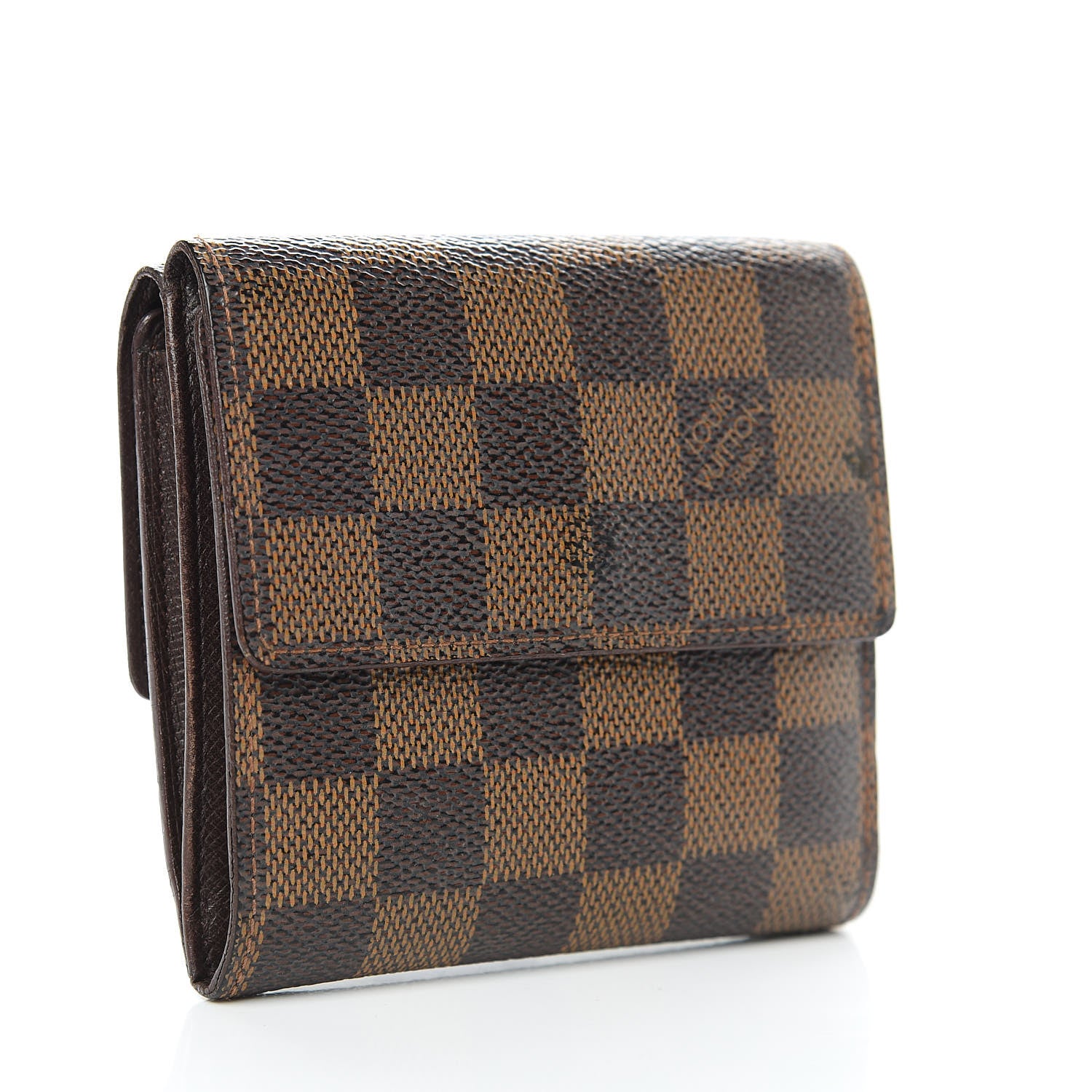 Louis Vuitton Damier Ebene Elise Wallet 3 of 12