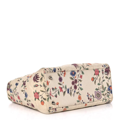 Christian Dior Canvas Nagoya Floral Medium Lady Dior White Multicolor 3 of 11