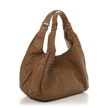 Bottega Veneta Nappa Intrecciato Medium Campana Hobo Noce 3 of 11
