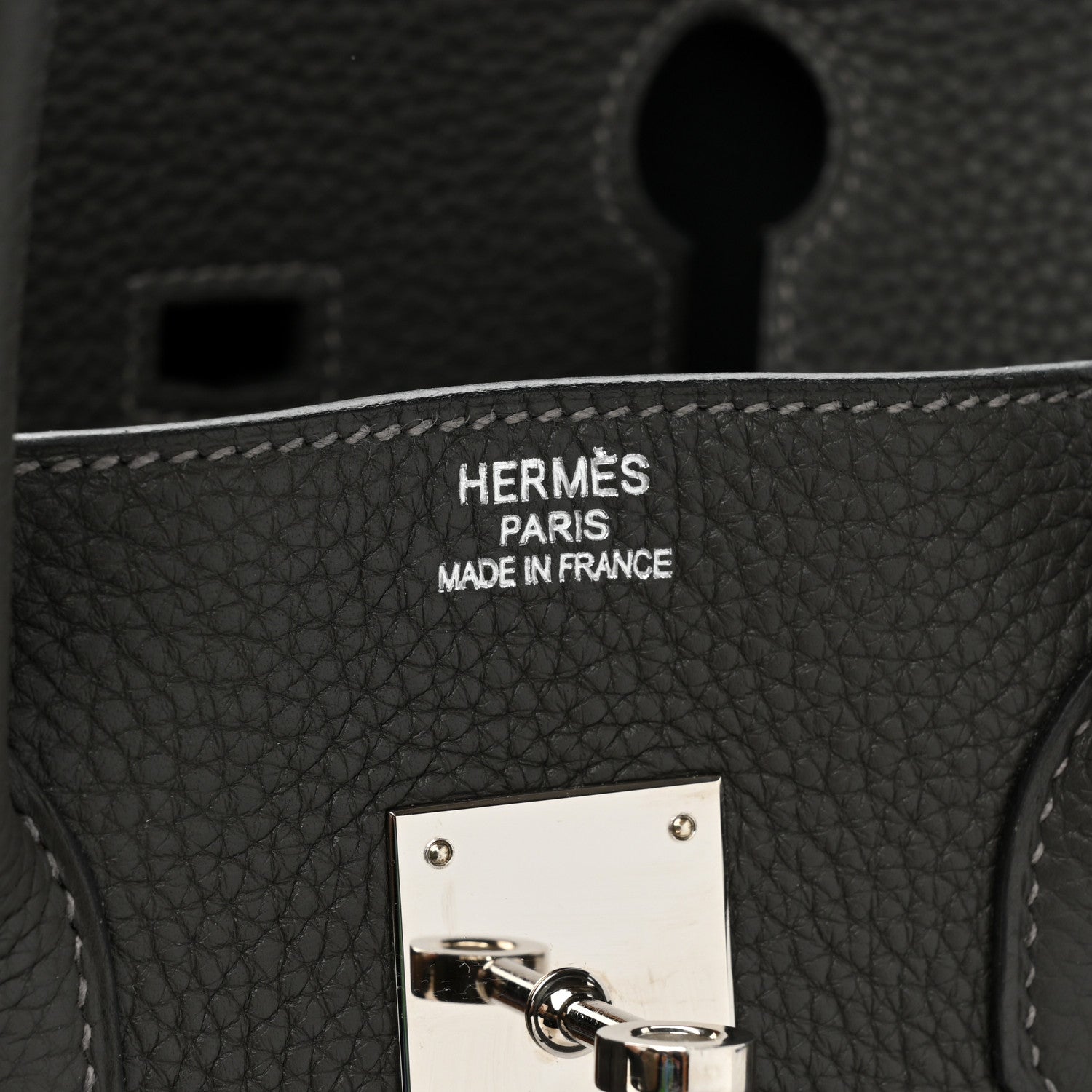 Hermes Taurillon Clemence BIRKIN 35 Graphite 6 of 15