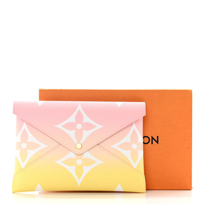 Louis Vuitton Monogram Giant By The Pool Large Kirigami Pochette Pink 10 of 10