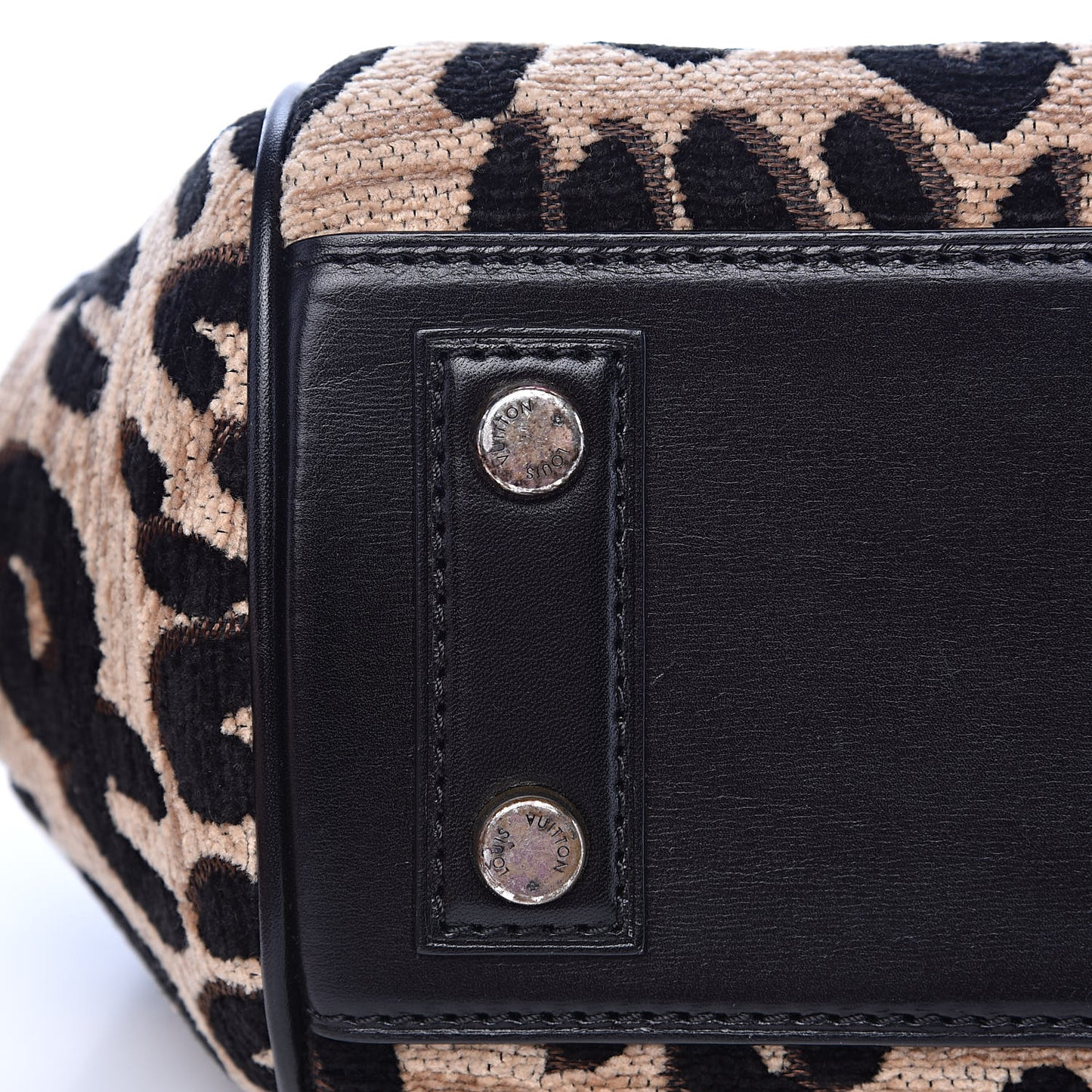 Jacquard Velvet Leopard Print Stephen Sprouse Baby Bag