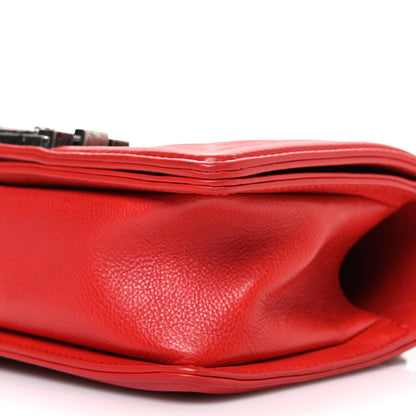 Chanel Calfskin Double Stitch Small Boy Flap Red 10 of 10