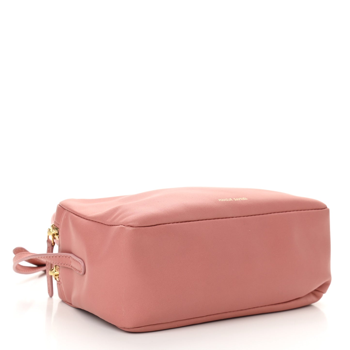 Calfskin Double Zip Crossbody Blush