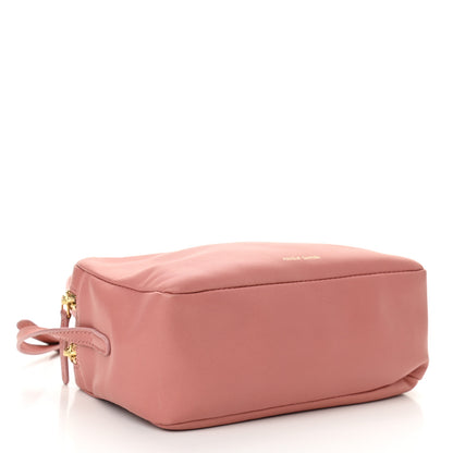 Mansur Gavriel Calfskin Double Zip Crossbody Blush 4 of 10