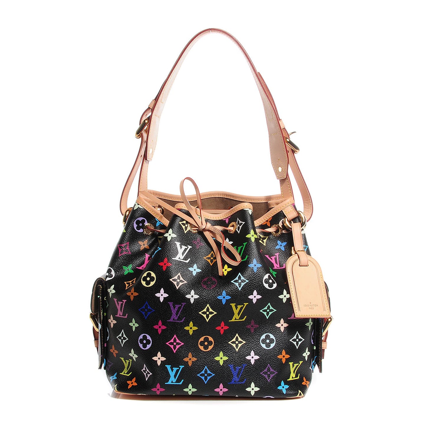 Monogram Multicolor Petit Noe Black