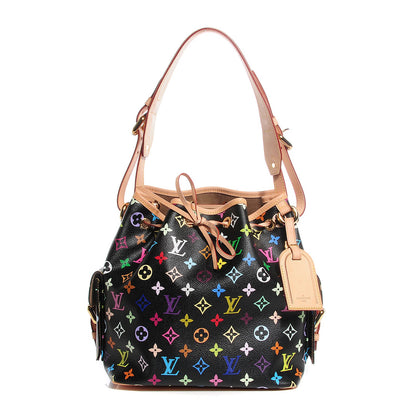 Louis Vuitton Monogram Multicolor Petit Noe Black 1 of 7