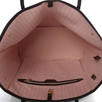 Louis Vuitton Damier Ebene Neo Neverfull MM Rose Ballerine 5 of 11