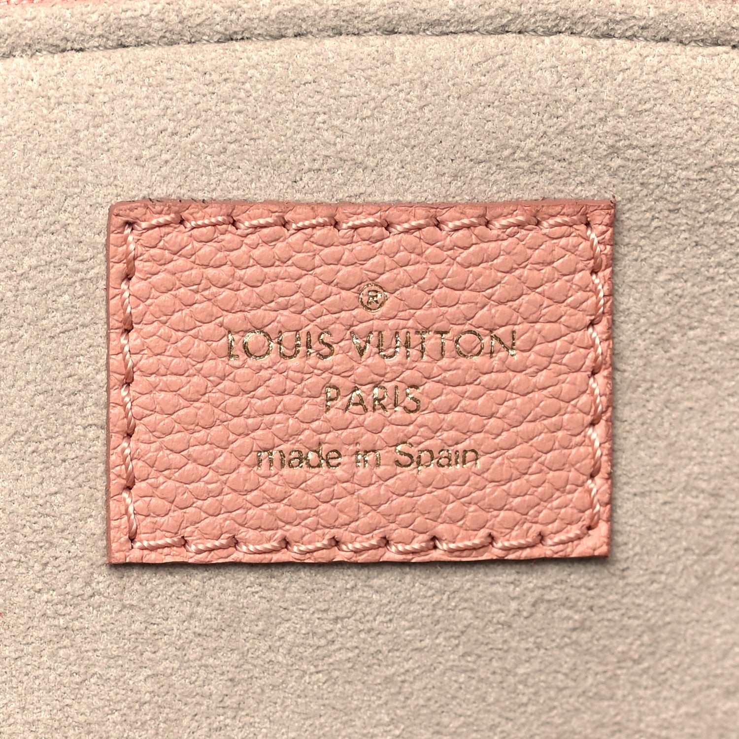 Louis Vuitton Empreinte Monogram Giant Petit Palais Rose Trianon Creme 6 of 9