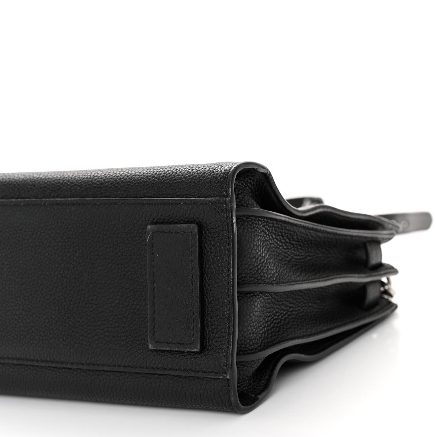 Grained Calfskin Baby Sac De Jour Souple Black