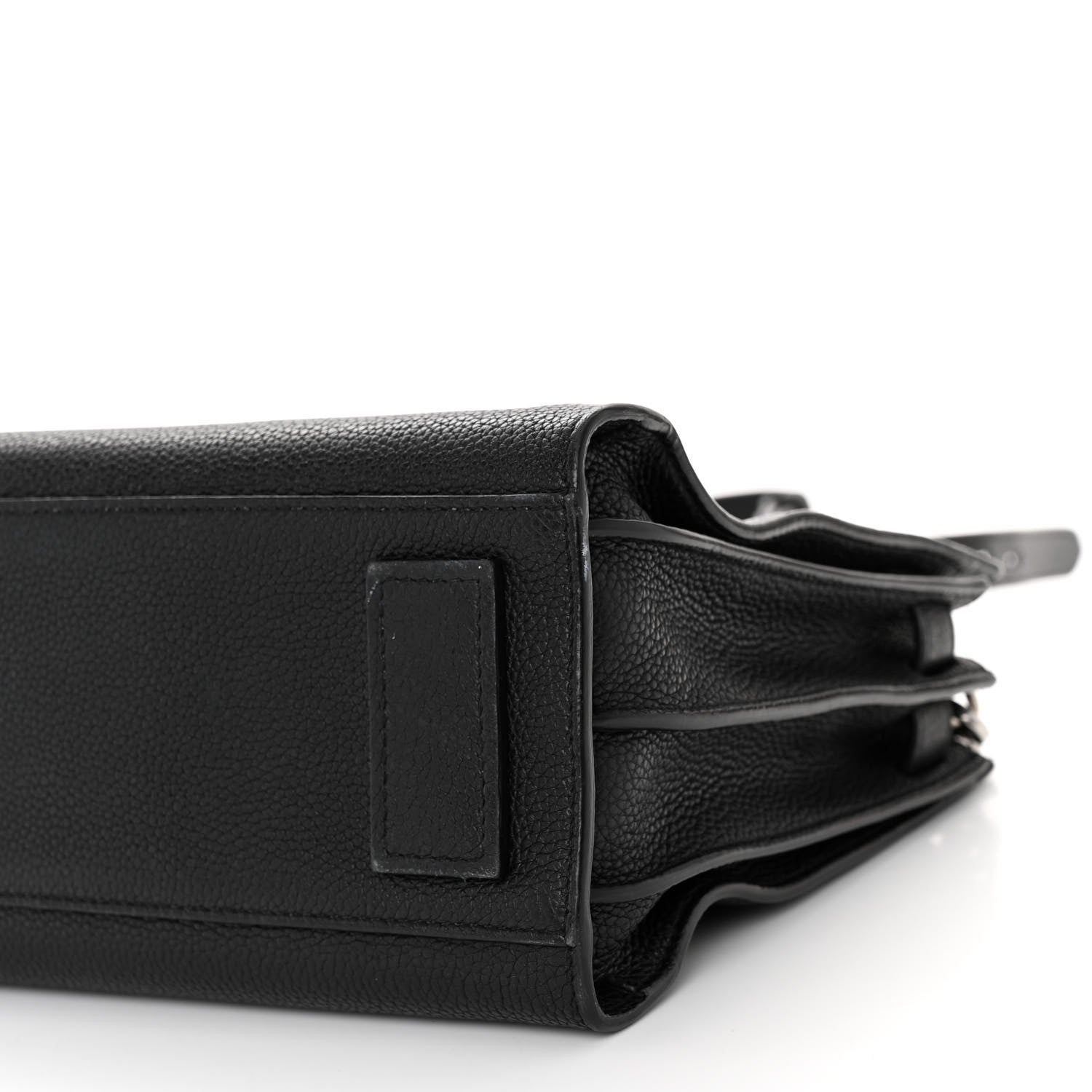 Saint Laurent Grained Calfskin Baby Sac De Jour Souple Black 9 of 9