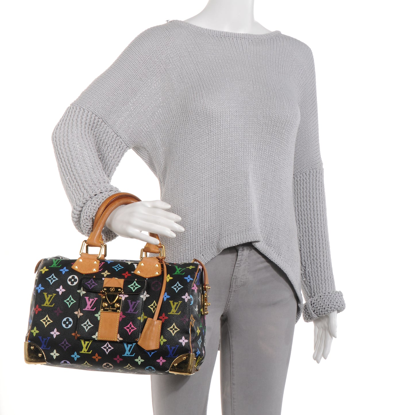 Monogram Multicolor Speedy 30 Black