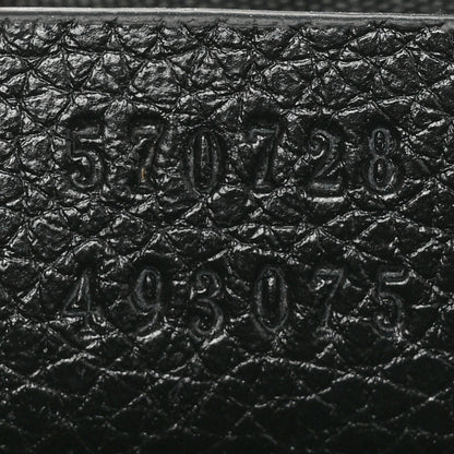 Gucci Grainy Calfskin Zumi Pouch Black 7 of 8