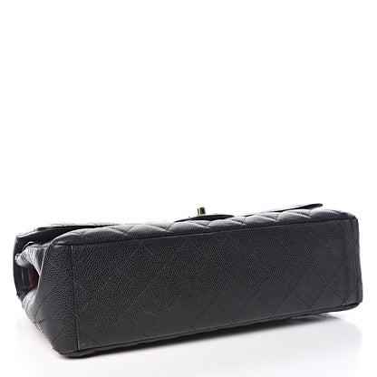 Chanel Caviar Quilted Maxi Double Flap Black 4 of 19