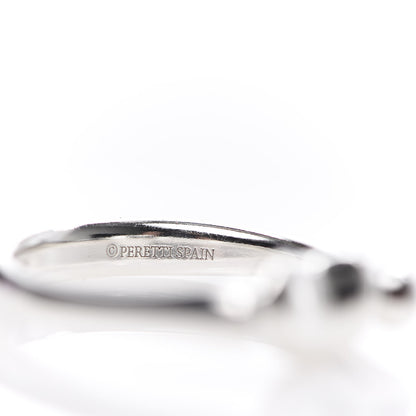 Tiffany Sterling Silver Elsa Peretti Bean Ring 52 6 5 of 5