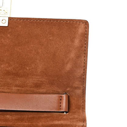 Chloe Suede Smooth Calfskin Studded Drew Shoulder Bag Caramel 11 of 11