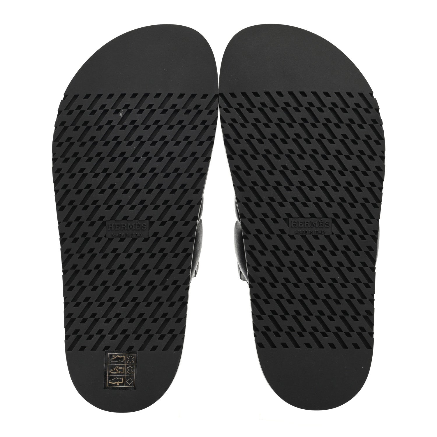 Hermes Nappa Extra Sandals 38 Black 5 of 8