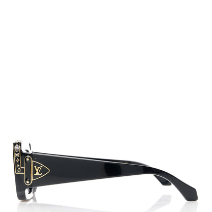 Louis Vuitton X NIGO Acetate 1.1 Zillionaires Sunglasses Z1591W Black 3 of 8