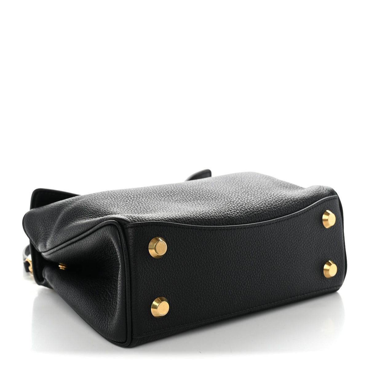 Balenciaga Natural Smooth Calfskin Mini Rodeo Top Handle Handbag Black 4 of 10