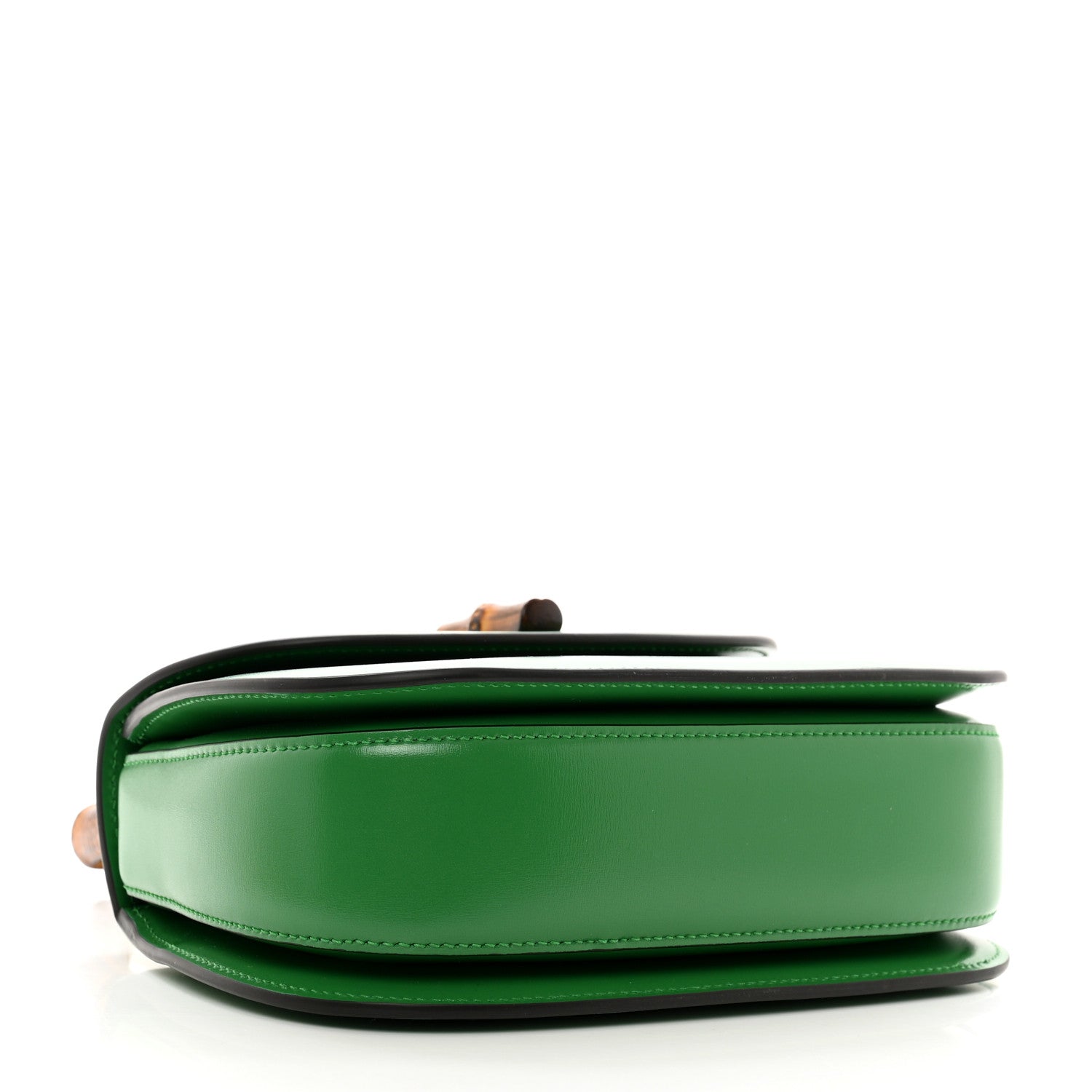 Gucci Boarded Dyana Lux Calfskin Web Small Bamboo 1947 Top Handle Bag Spring Green 5 of 9