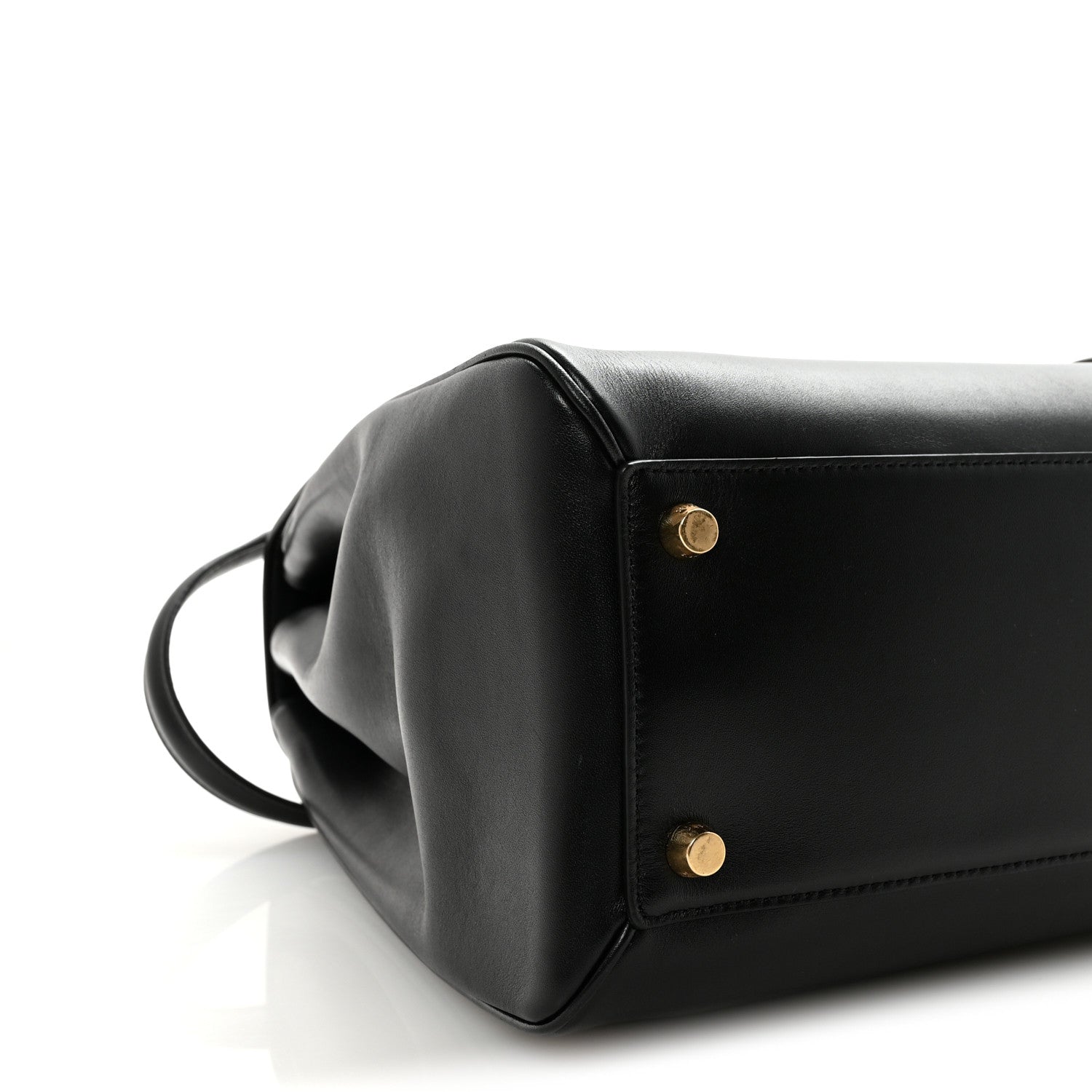 Celine Satinated Calfskin Large 16 Top Handle Bag Black 8 of 9