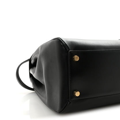 Celine Satinated Calfskin Large 16 Top Handle Bag Black 8 of 9