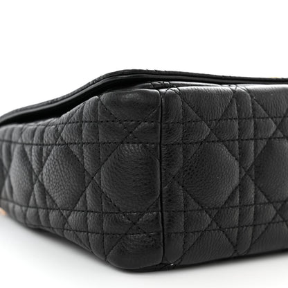 Christian Dior Calfskin Cannage Medium Caro Bag Black 9 of 11