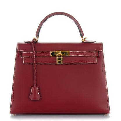 Hermes Box Kelly Sellier 32 Rouge H 1 of 26