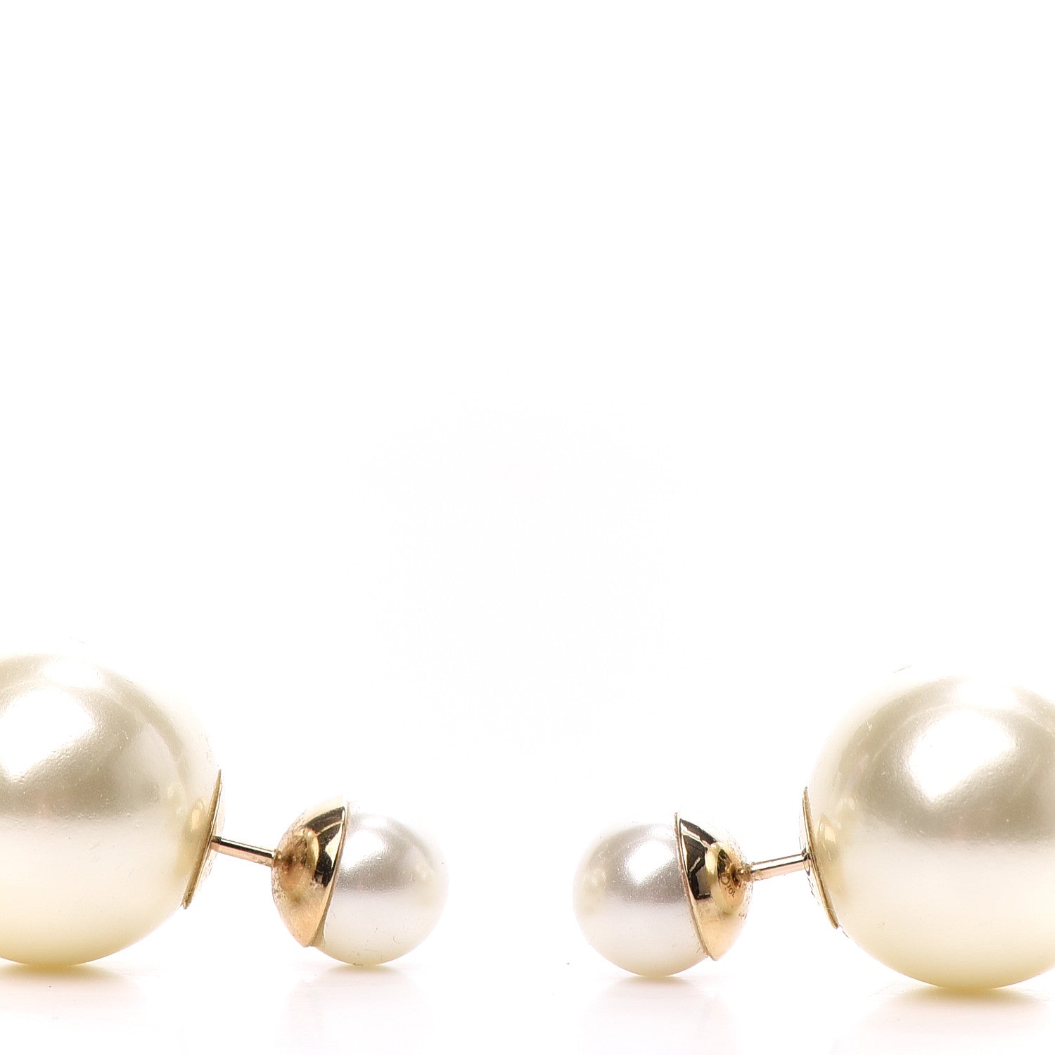 Christian Dior Pearl Mise En Dior Tribal Earrings 3 of 5