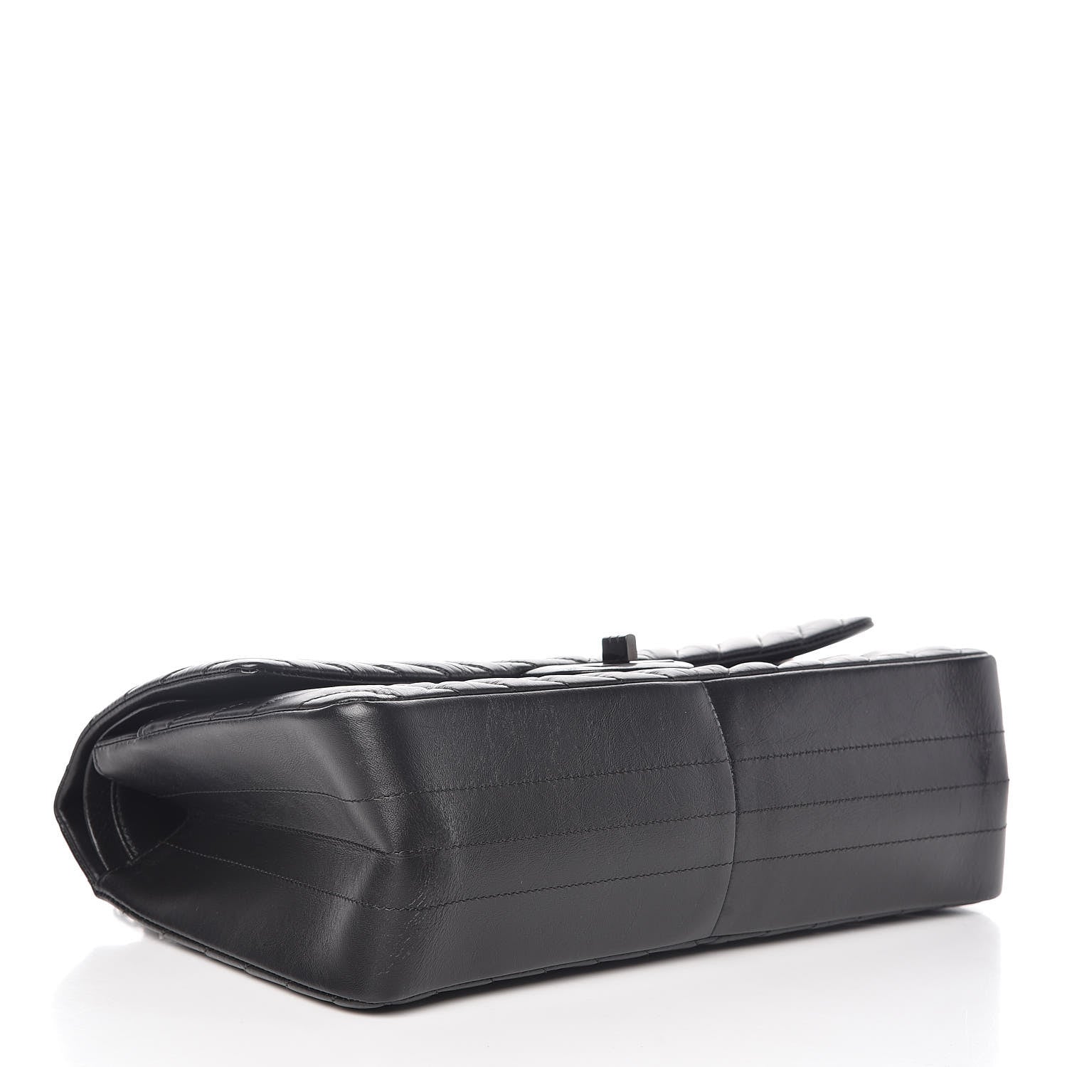 Chanel Aged Calfskin Chevron Quilted 2.55 Reissue 226 So Black 4 of 11