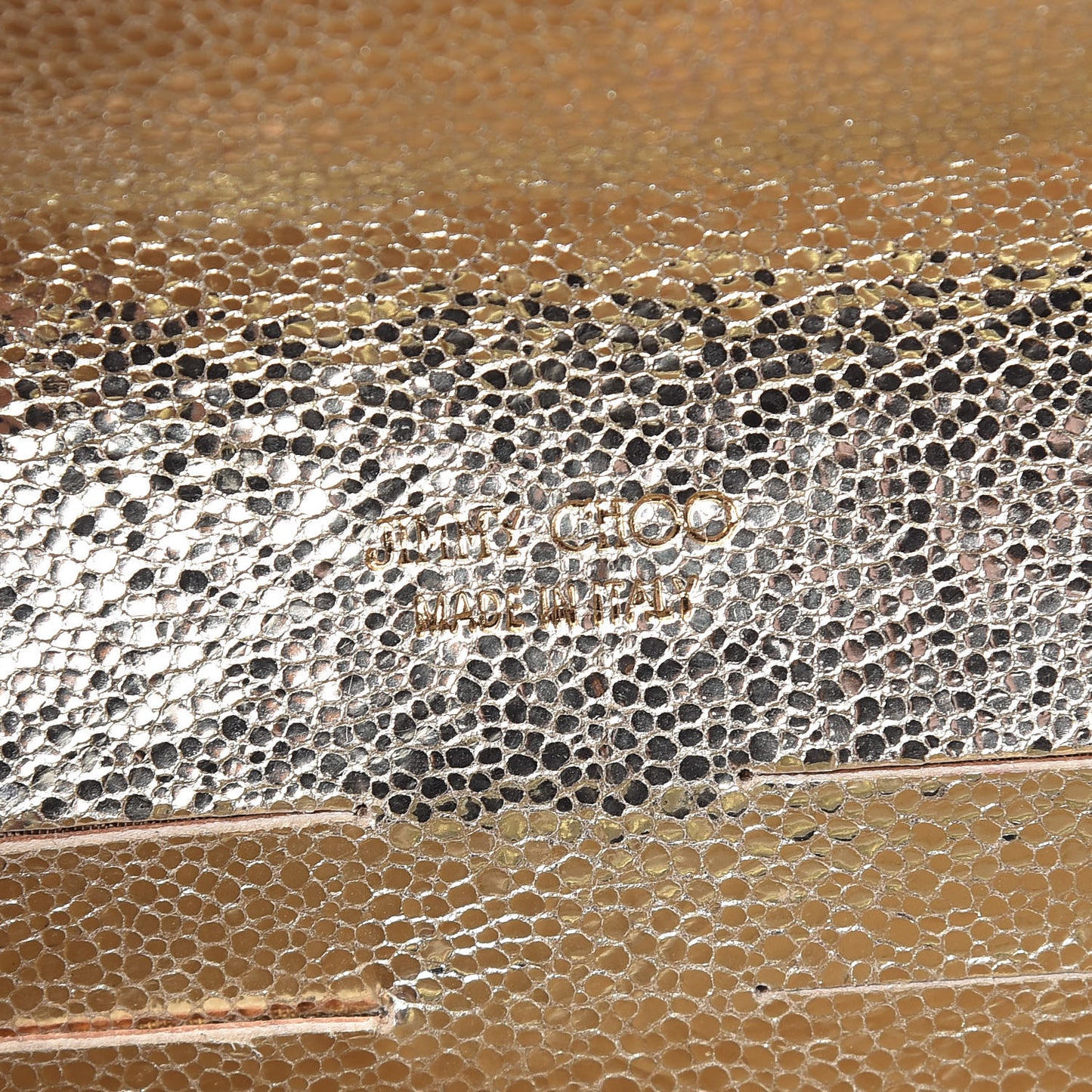 Glitter Fabric Large Riane Clutch Champagne
