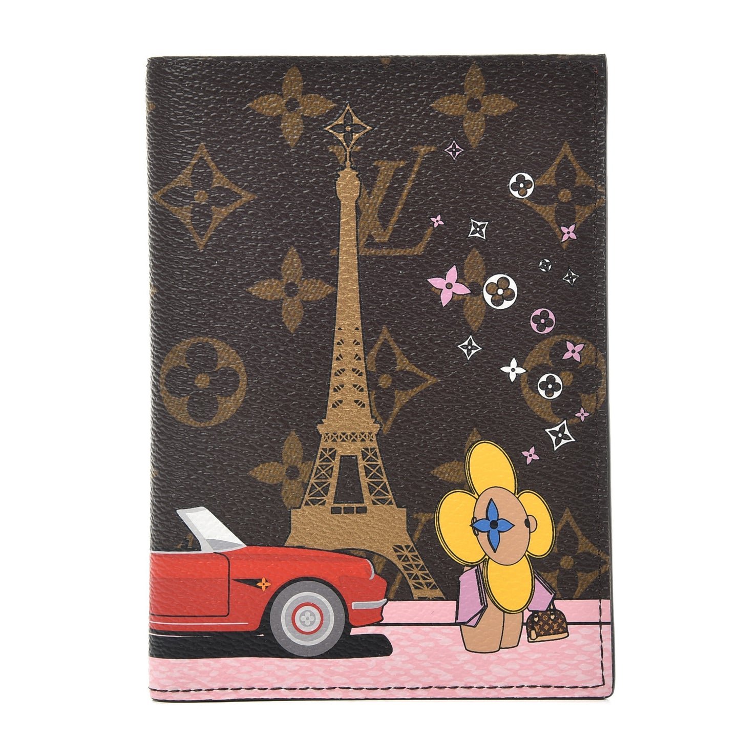 Monogram 2019 Christmas Animation Passport Cover Rouge