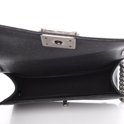 Chanel Caviar Quilted Medium Boy Flap Black 5 of 7
