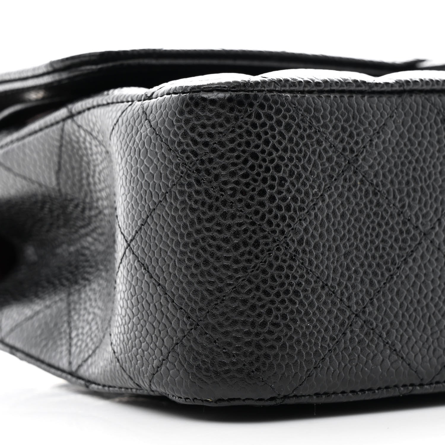 Chanel Caviar Quilted Medium Double Flap Black 9 of 11