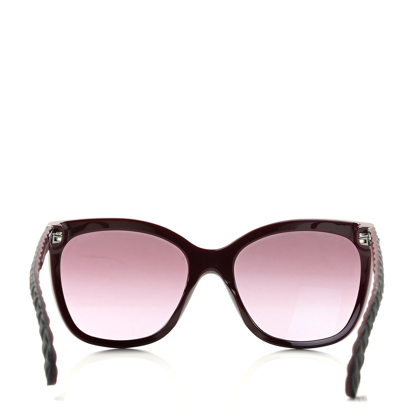 Quilted CC Sunglasses 5288-Q Burgundy
